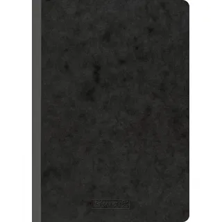 Brunnen Notizbuch A5 punktkariert, Schwarz