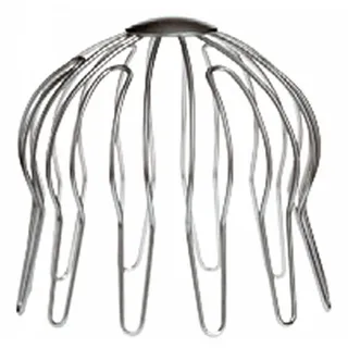 Grömo Grömo, Edelstahl Laubsieb DN100 mm Laubfangsieb für Fallrohr 100 mm, Silber