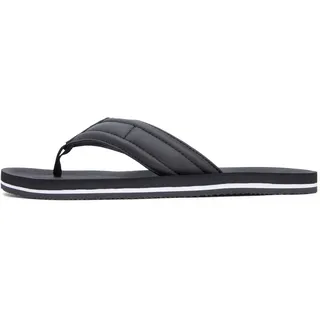 Tommy Hilfiger Hilfiger Padded Beach Sandal Fm0fm05801 Zehentrenner, Black (Black), 45, EU