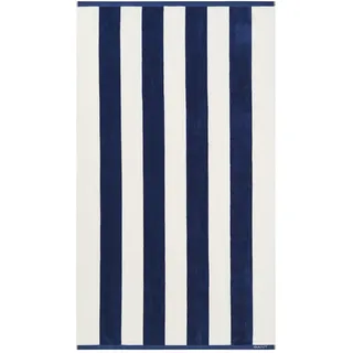 Strandtuch GANT "Strandtuch STRIPE BEACH TOWEL 1er Pack", blau (dunkelblau), B:100cm, Obermaterial: 100% Baumwolle CO., Handtücher, Strandtuch