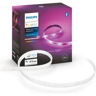 Philips Hue, LED Streifen, Lightstrip Plus (RGBW, 200 cm, Indoor)
