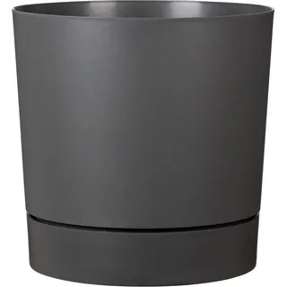 Scheurich Pflanztopf Plano+ Ø 28,79 cm x 29 cm Metallic Grey