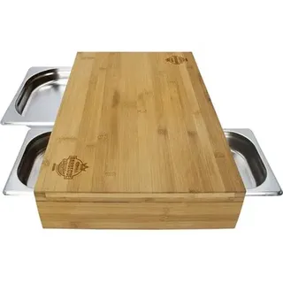 KS Tools Schneidebrett-Set Edelstahl 3 100 x 30 cm Weiß