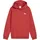 Jungen 2 Color Small No 1 Logo FL B Kapuzenpullis Red Fire 128 EU