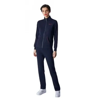 Champion Damen Legacy Sweatsuits Heritage W-Ultralight Powerblend Fleece High-Neck/Straight Hem Sportanzug, Marineblau, L