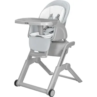 Esstisch-Schaukelstuhl Alto chrom grau