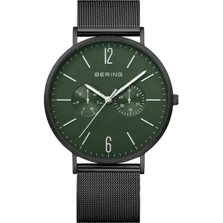 BERING Herren Uhr analog Edelstahl 40 mm 14240-128