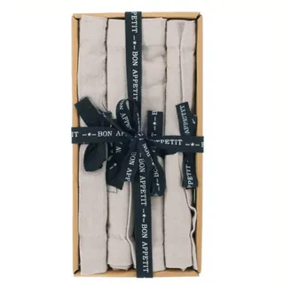 Home Styling Collection Tischsets 4er-Set 48/33 cm , Beige , Naturmaterialen , 33x48 cm , Heimtextilien, Wohntextilien, Tischwäsche, Tischsets