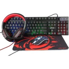 Bild Hawk Gaming Kit 4in1 Set, USB, DE (303150)