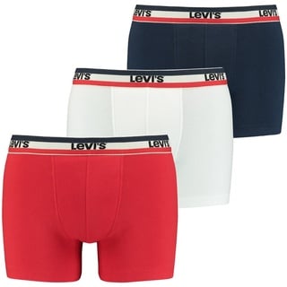 Levi's LEVI ́S Herren Boxershorts im Pack - Sportswear Logo Boxer Brief, 3P