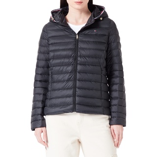 Tommy Hilfiger HERITAGE LW DOWN JACKET Daunenjacken Damen, Schwarz (Black), XS