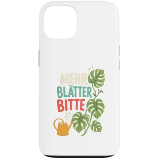 Hülle für iPhone 13 Monstera Deliciosa I Tropische Zimmerpflanze Topf Zucht