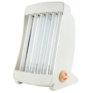 Gesichtsbräuner GB 906, Cremeweiß, inklusive 2 Schutzbrillen, 90W - Weiß