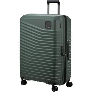 Samsonite Intuo Spinner L, Expandable Suitcase, 75 cm, 105/115 L, Green Olive Green)