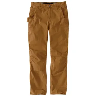 Carhartt Herren Steel Rugged Flex Relaxed Fit Ripstop Double-front Work Utility Pants, Carhartt Brown, 34W / 32L EU