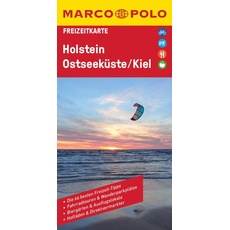 MARCO POLO Freizeitkarte 2 Holstein, Ostseeküste, Kiel 1:100.000