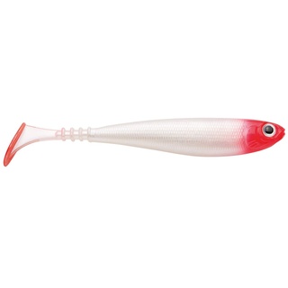 Jackson Gummifisch Profi Zander Angeln Köder - Zanderbait 14cm Farbe Red Head. Angelköder Shad. Gummi Zanderköder. Gummiköder Softbait. 1 Stück