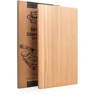 Axtschlag XXL Arbeits- & Schneidebrett, edles Kirschholz, 700x400x25 mm, extra großes Küchenbrett, massives Holz, pflegeleicht, beidseitig verwendbar