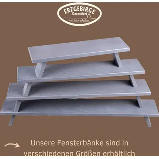 Weigla Schwibbogen-Fensterbank »Weihnachtsdeko«, aus Buchenholz, Tiefe ca. 7,5 cm, grau