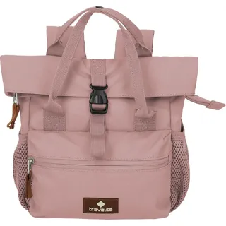 Travelite Basic Short Handle Mini Rucksack Rosa