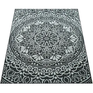 Paco Home In- & Outdoor Teppich Balkon Terrasse Vintage Orientalisches Muster, Ornamente, Grösse:60x100 cm