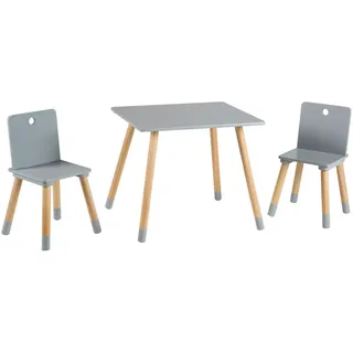 roba Kindersitzgruppe aus Holz grau lackiert