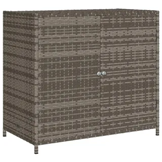 vidaXL Gartenschrank 83 x 45 x 76 cm Grau