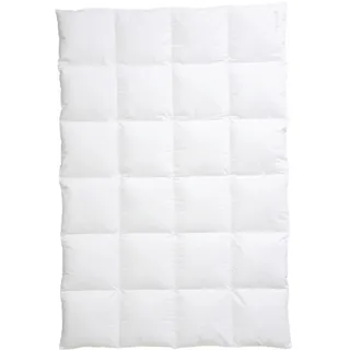 Centa-Star Winterdecke , Weiß , Textil , Füllung: Entendaunen, Entenfedern , 155x220 cm , Made in Germany, Oeko-Tex® Standard 100 , weich und anschmiegsam, reines Naturprodukt, hervorragender Wärmespeicher , Heimtextilien, Kopfpolster & Bettdecken, Bettdecken, Daunendecken