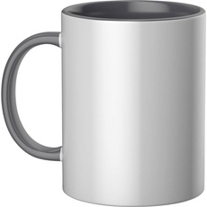 Bild Mug Press, gestaltbare Tassen, 425ml, weiß/grau (2009330)