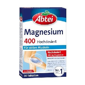 Abtei Magnesium 400 Tabletten, 30 Stück um 2,02 € statt 5,45 €