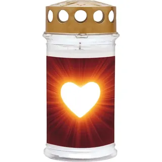 Motiv-Grablicht Ambrosius 5 Tage Herz