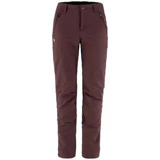 Fjällräven Damen Abisko Trail Stretch Hose, Port, 44/R