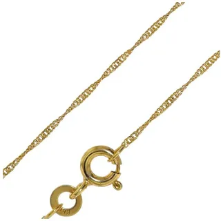 trendor Feine Singapur-Kette Gold 333