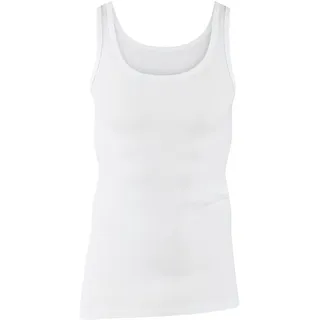 CALIDA Twisted Cotton", Herren, Feinripp, mit extralangem Rücken Weiss 52-54