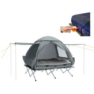 SoBuy OGS32-L-HG 7in1 Wurfzelt Grau