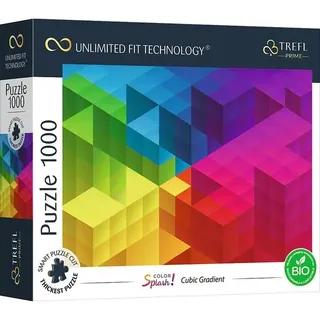 Trefl Prime: Bunte Würfel - 1000-teiliges Kombinierbares Puzzle
