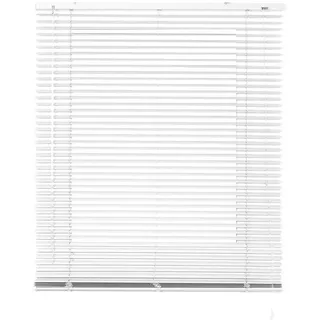 Storesdeco Jalousie venetianische mit weißer Zugschnu 105x250 , Weiß , Metall , 105 cm , Heimtextilien, Vorhänge, Rollos, Jalousien