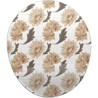 Bonamaison, Ergonomisches Mauspad mit Handgelenkauflage, Digital Bedruckt Mauspad Anti-Sehnenscheide Probleme, rutschfeste Unterseite, für Büro und Zuhause, Größe: 20x23 cm