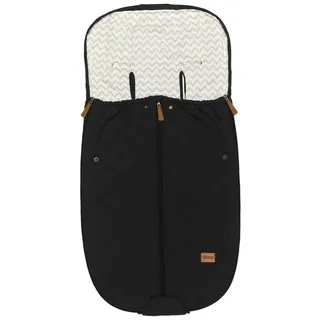 Fußsack FILLIKID "Sommerfußsack Light Big", Baby, schwarz, Polyester, Fußsäcke Fußsack