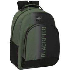 Bild von Schulrucksack Blackfit8, Gradient Schwarz Militärgrün 32 x 42 x 15 cm,