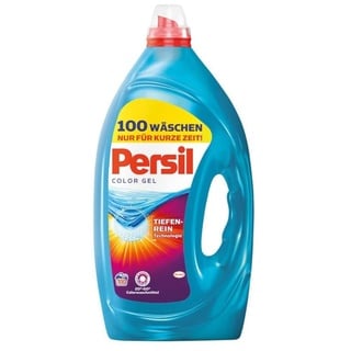 Persil Color Gel, Flüssigwaschmittel, 360° Reinheit & Pflege, 1er Pack (1 x 100 Waschladungen)