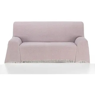 ECOMMERC3 | Mehrzweck-Tagesdecke, Größe 130 x 180 cm, für Sofa oder Bett, Mehrzweckdecke, extra weich, Lila