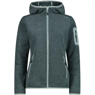 CMP Damen Fix Hood Fleecejacke trek green 48