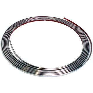 Eufab 30183 Chrom Zierleiste, Universell, 3,65 M x 3,5 mm