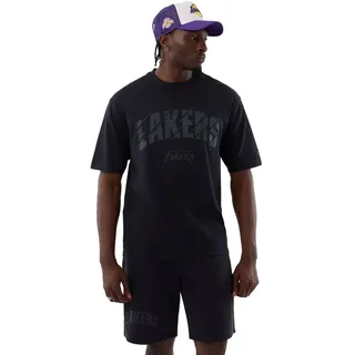 New Era Nba Core Plus Los Angeles Lakers Kurzarm-t-shirt - Navy - L