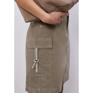Cargorock STREET ONE, Damen, Gr. 34, light terra mocha, Web, Obermaterial: 98% Baumwolle, 2% Elasthan. Futter: 100% Baumwolle, unifarben, lässig geschnitten kniefrei, Röcke Cargorock, in Cord-Qualität
