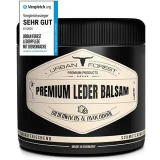 Urban Forest Lederpflege Premium Balsam für Glattleder, imprägniert mit UV-Schutz, 500ml
