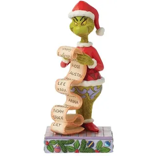 The Grinch by Jim Shore Grinch Holding Naughty/Nice List Figurine