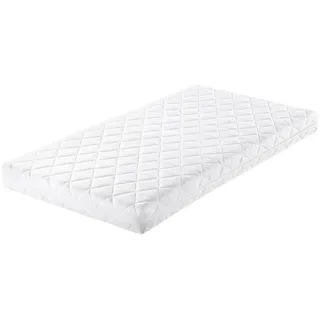 Julius Zöllner Kindermatratze , Weiß , Textil , rechteckig , 70x140 cm , Hohenstein, Made in Germany, Oeko-Tex® Standard 100 , Bezug abnehmbar/waschbar, für Hausstauballergiker geeignet, klimatisierte Belüftungskanäle, optimale Belüftung, atmungsaktiv, schadstoffgeprüft, alternative Größen erhältlich, Wendematratze , Babymöbel & Kindermöbel, Babyzimmer, Babymatratzen