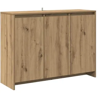 vidaXL Artisan-Eiche Sideboard 102x33x75 cm braun